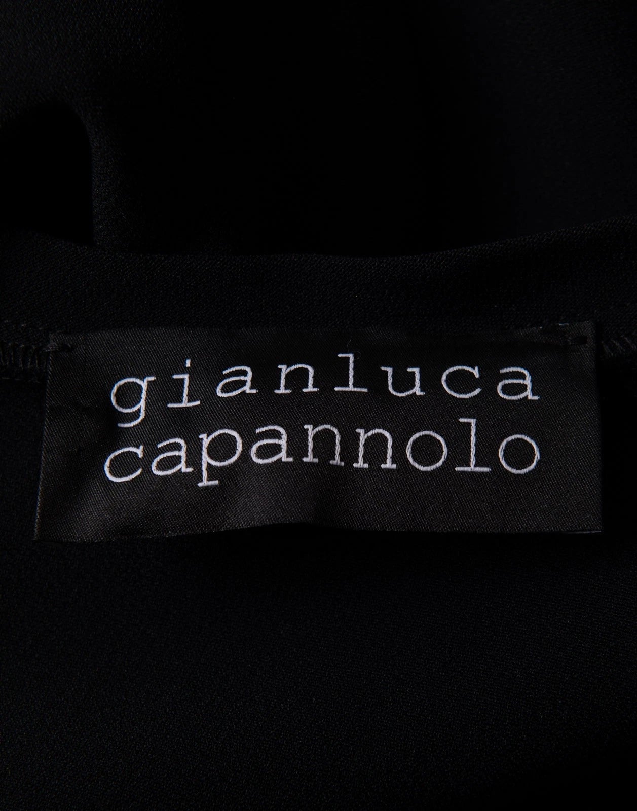 GIANLUCA CAPANNOLO Shift Dress — IT 40 / US 4 / UK 8 (S) — Black — Made in Italy