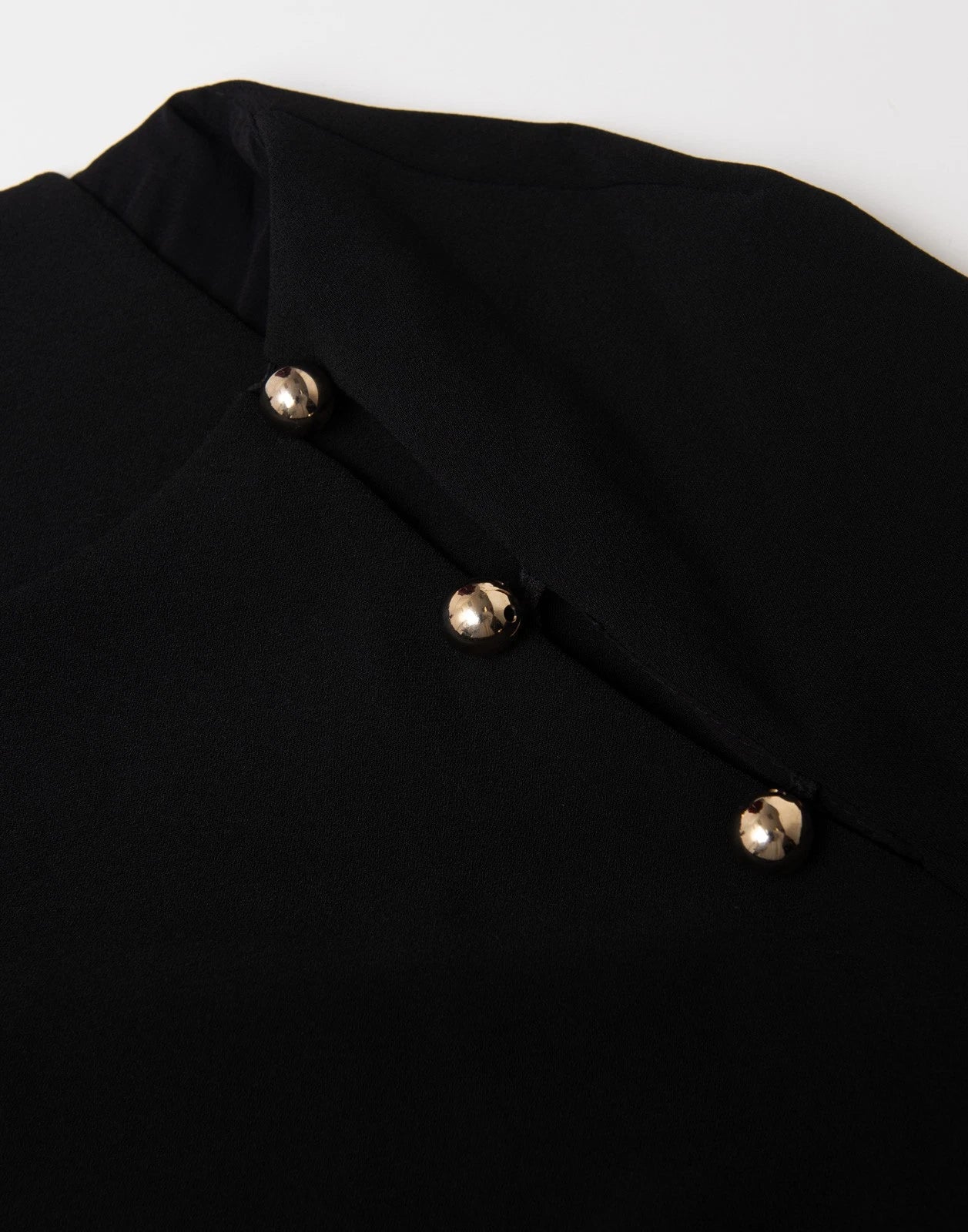 ANNARITA N Shift Dress — IT 44 — Black — Beaded • 3/4 Sleeve — Made in Italy