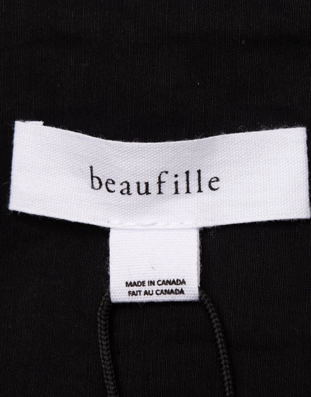 BEAUFILLE “Tora” Wrap Blouse — US 4 / UK 8 / IT 40 (S) — Linen Blend • Off-Shoulder