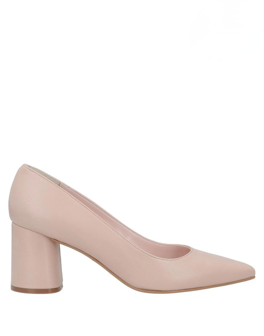 CARLO PAZOLINI Leather Pump Shoes — US 8.5 / UK 6 / EU 39 — Pink (Blush) • Made in Italy