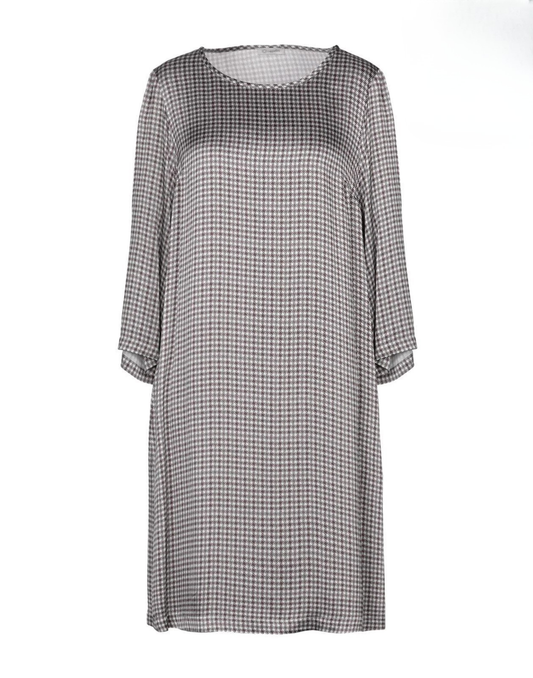 CAPPELLINI by PESERICO Satin Shift Dress — IT 42 — Made in Italy