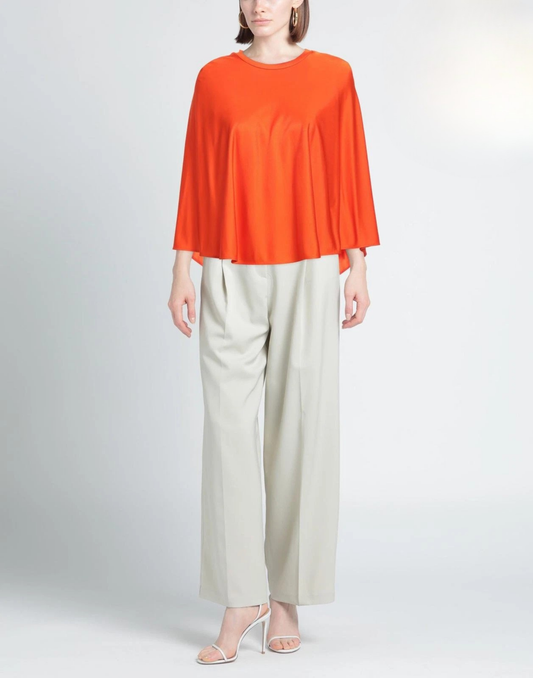 STELLA McCARTNEY Draped Top — IT 40 / US 4 / UK 8 (S) — Orange — Made in Italy