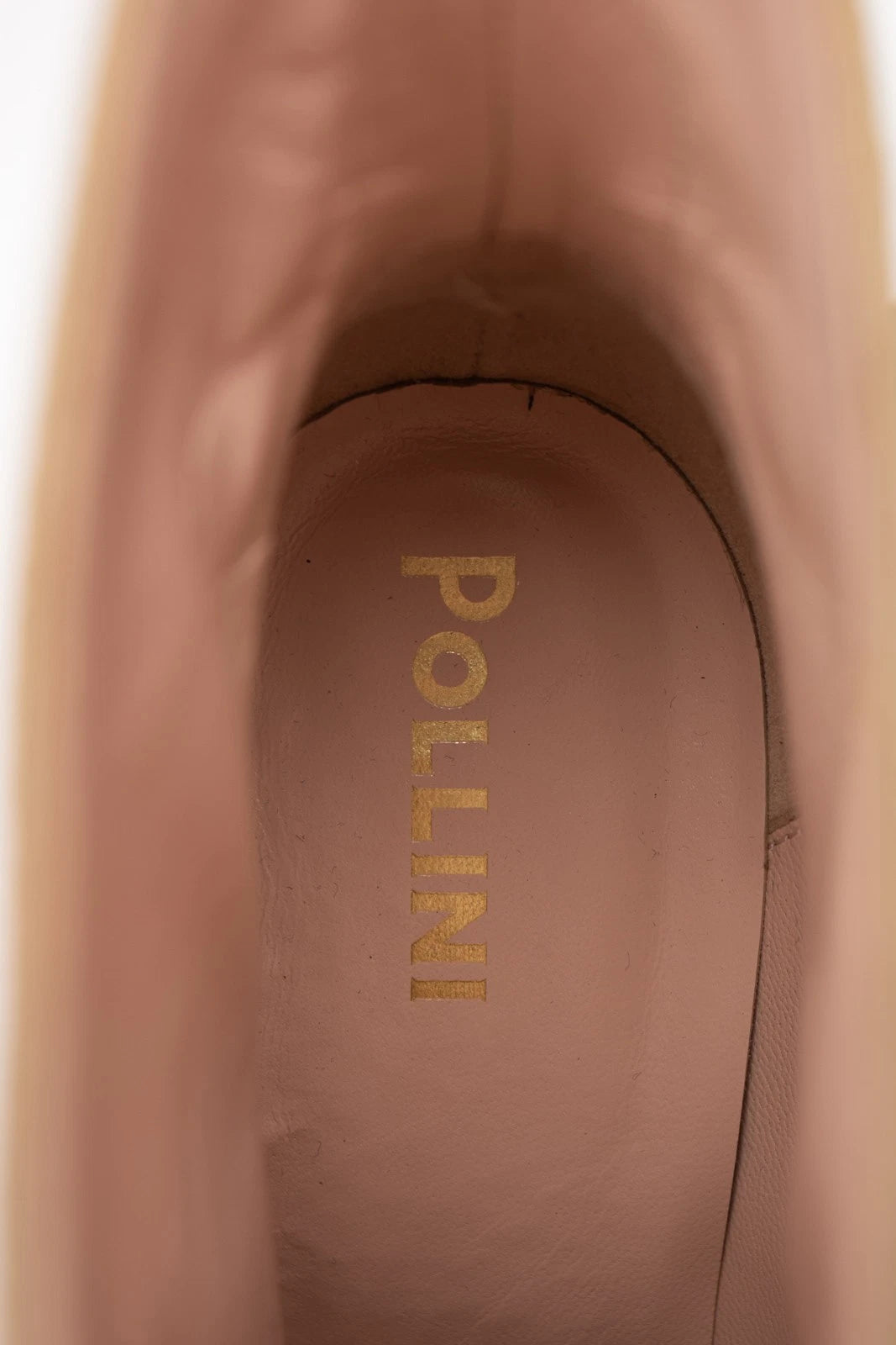 POLLINI Leather Ankle Boots — EU 38  — Olive Green (Made in Italy)