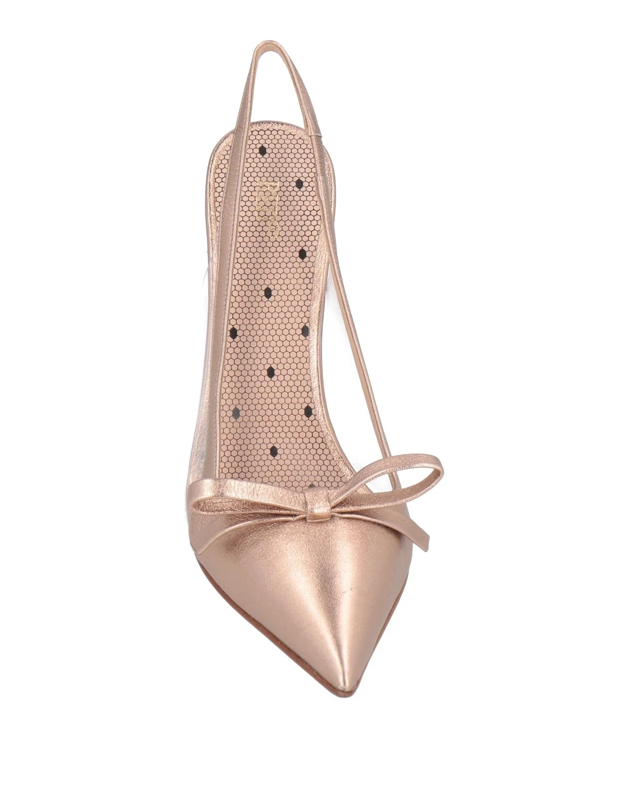 RED VALENTINO Leather Slingback Heels — US 7 / UK 4 / EU 37 — Made in Italy