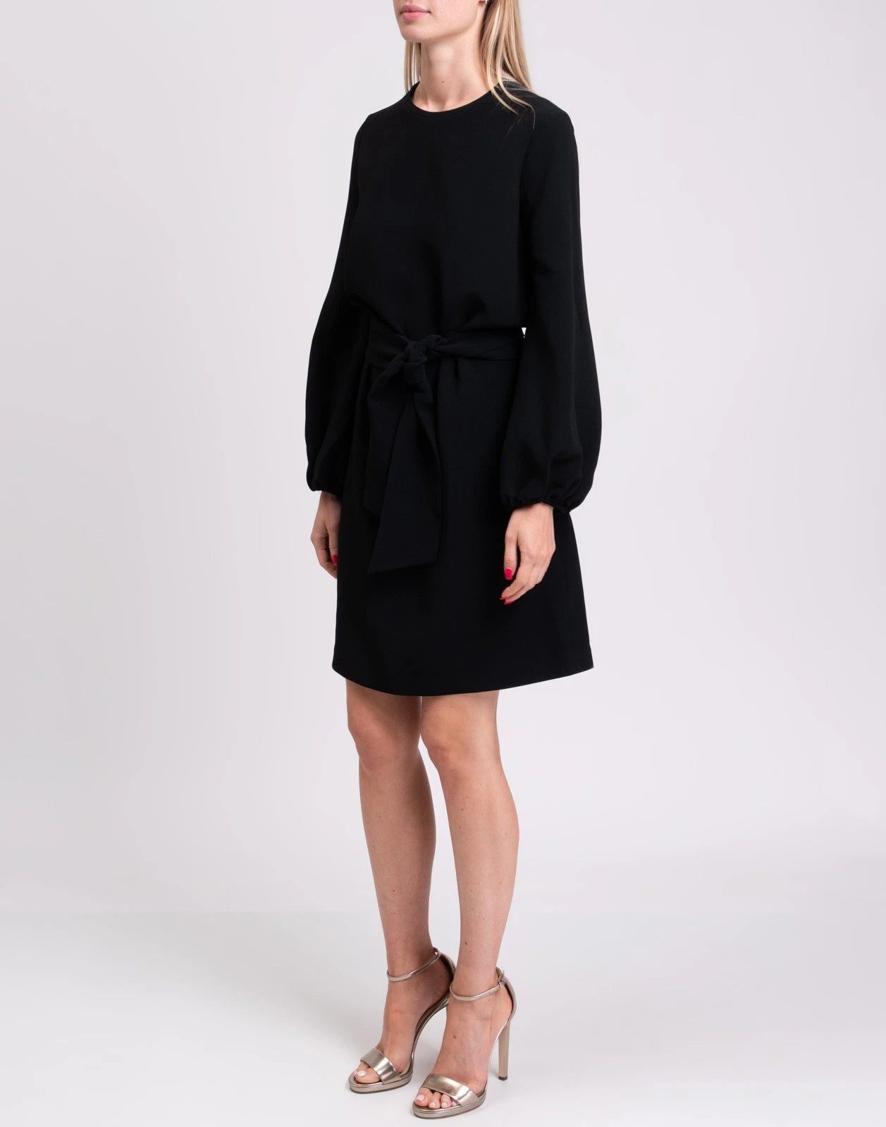 GIANLUCA CAPANNOLO Shift Dress — IT 40 / US 4 / UK 8 (S) — Black — Made in Italy