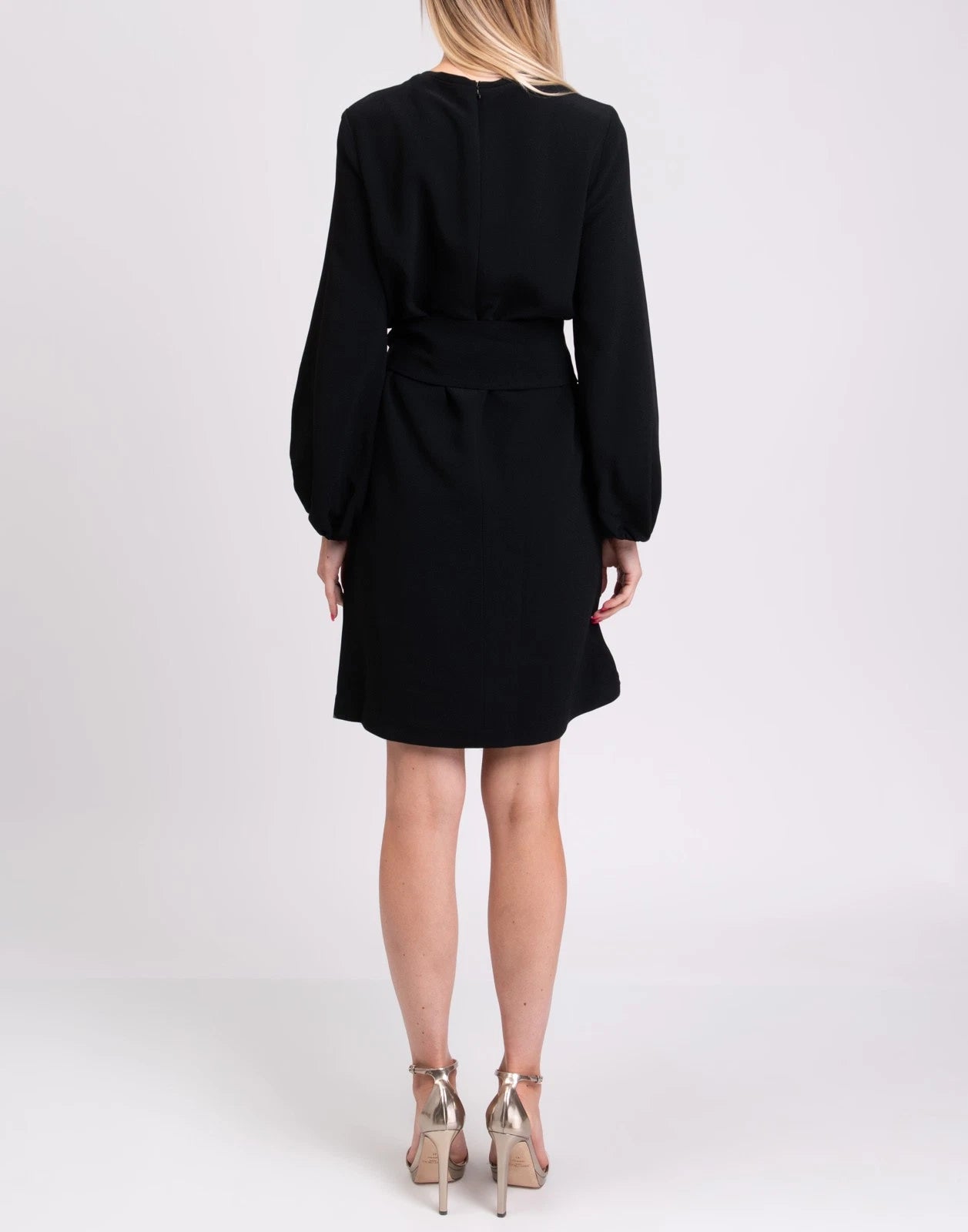 GIANLUCA CAPANNOLO Shift Dress — IT 40 / US 4 / UK 8 (S) — Black — Made in Italy