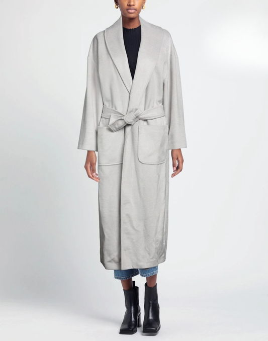 YES LONDON Long Wrap Coat — IT44 / US 8 / UK 12 (L)