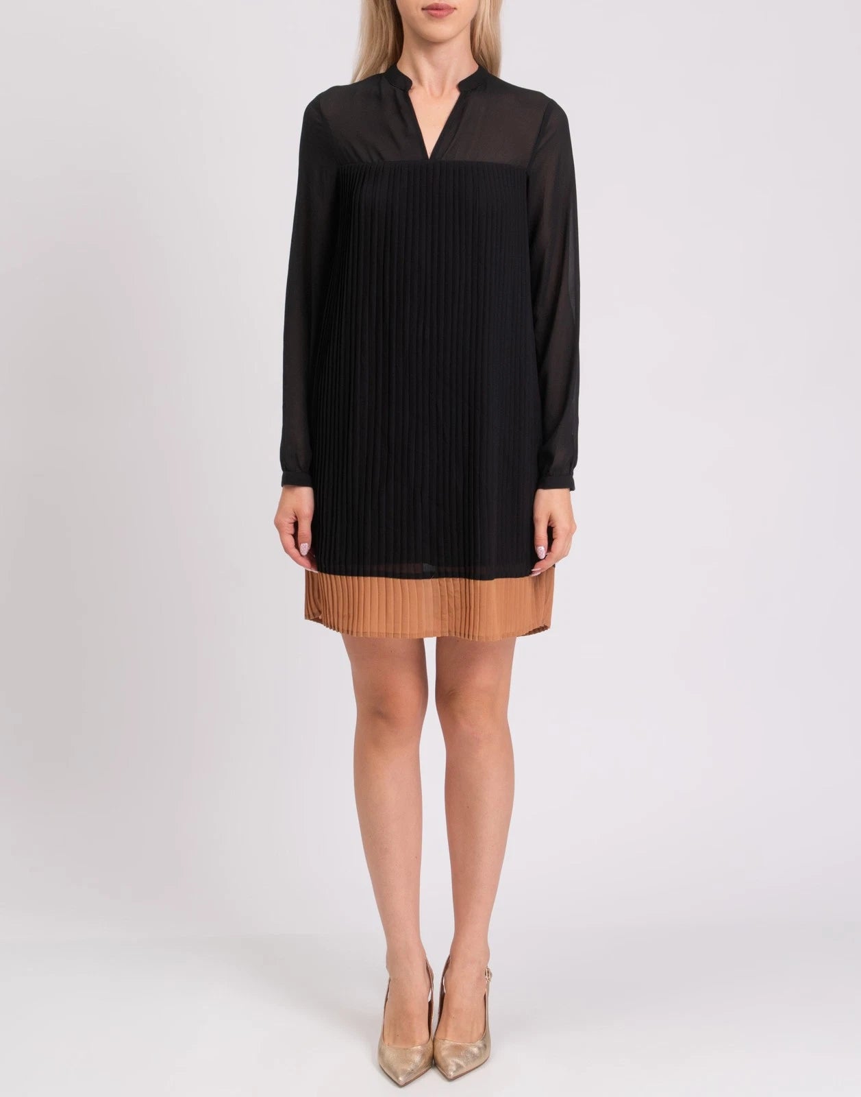 LIU JO Crepe Mini Trapeze Dress — IT38 / US2 / UK6 (XS)