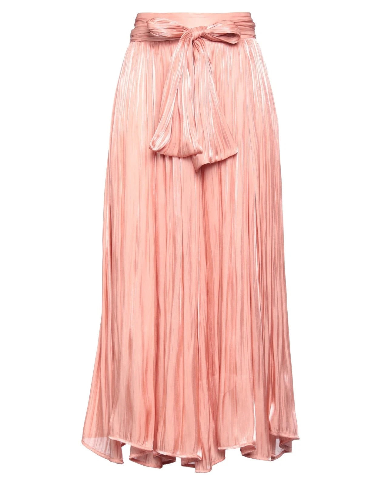 SFIZIO Midi Flare Skirt — IT 46 / US 10 / UK 14 (L) — Pleated • Belted — Made in Italy