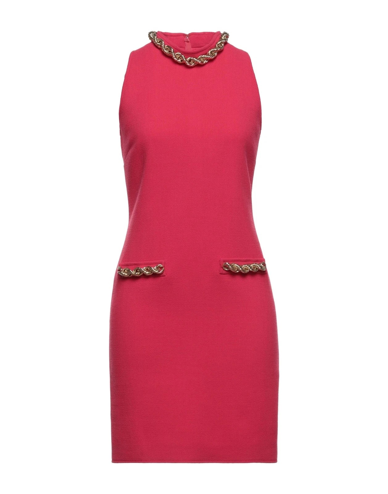MOSCHINO COUTURE! Chain-Trim Sheath Dress — IT46 / US10 / UK14