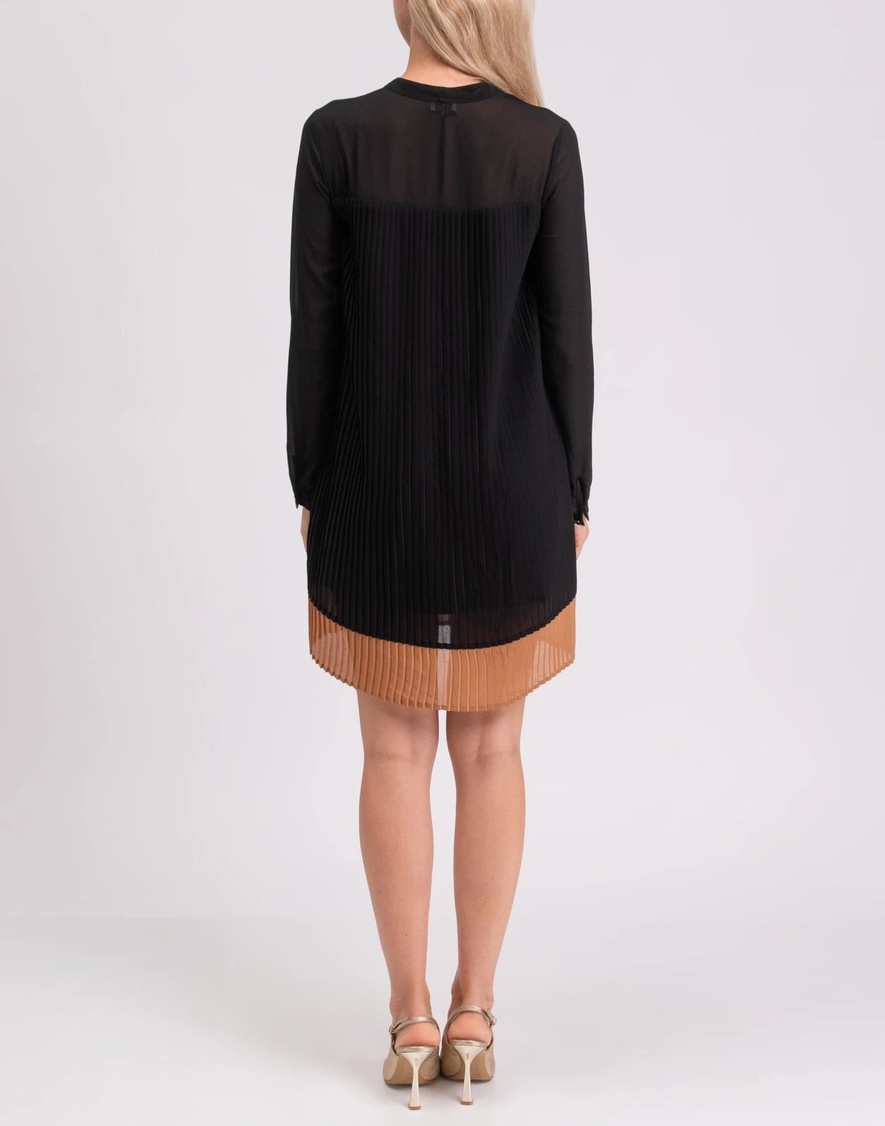 LIU JO Crepe Mini Trapeze Dress — IT38 / US2 / UK6 (XS)