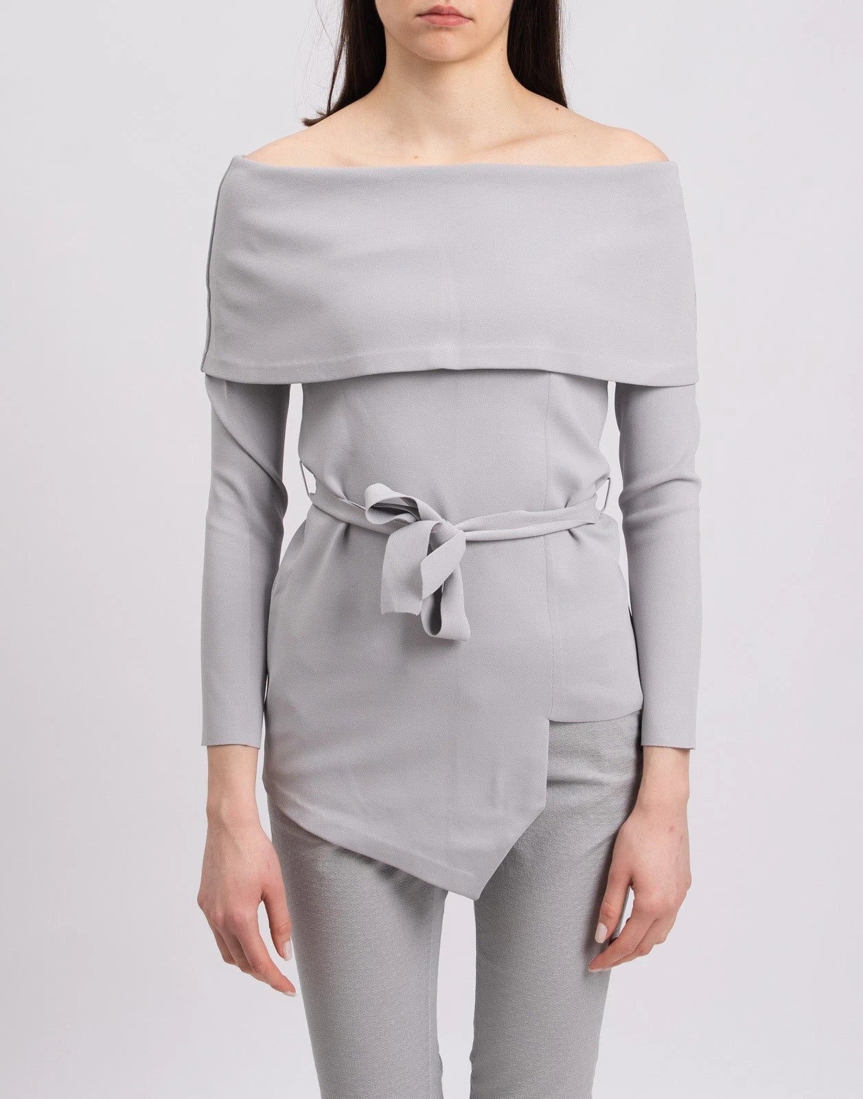 SAFIYAA Off-Shoulder Knitted Top — FR36 / US4 / UK8 (S)