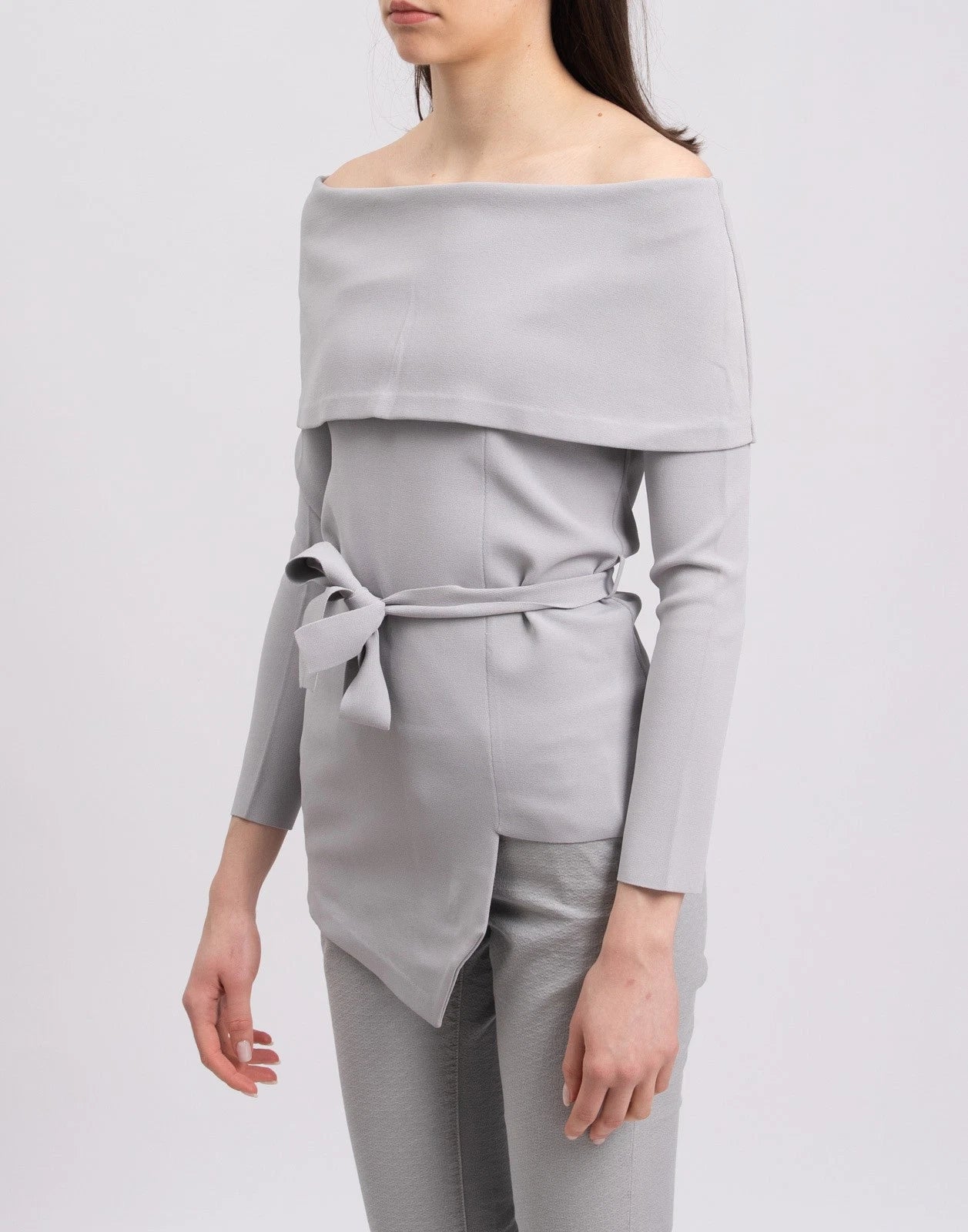 SAFIYAA Off-Shoulder Knitted Top — FR36 / US4 / UK8 (S)