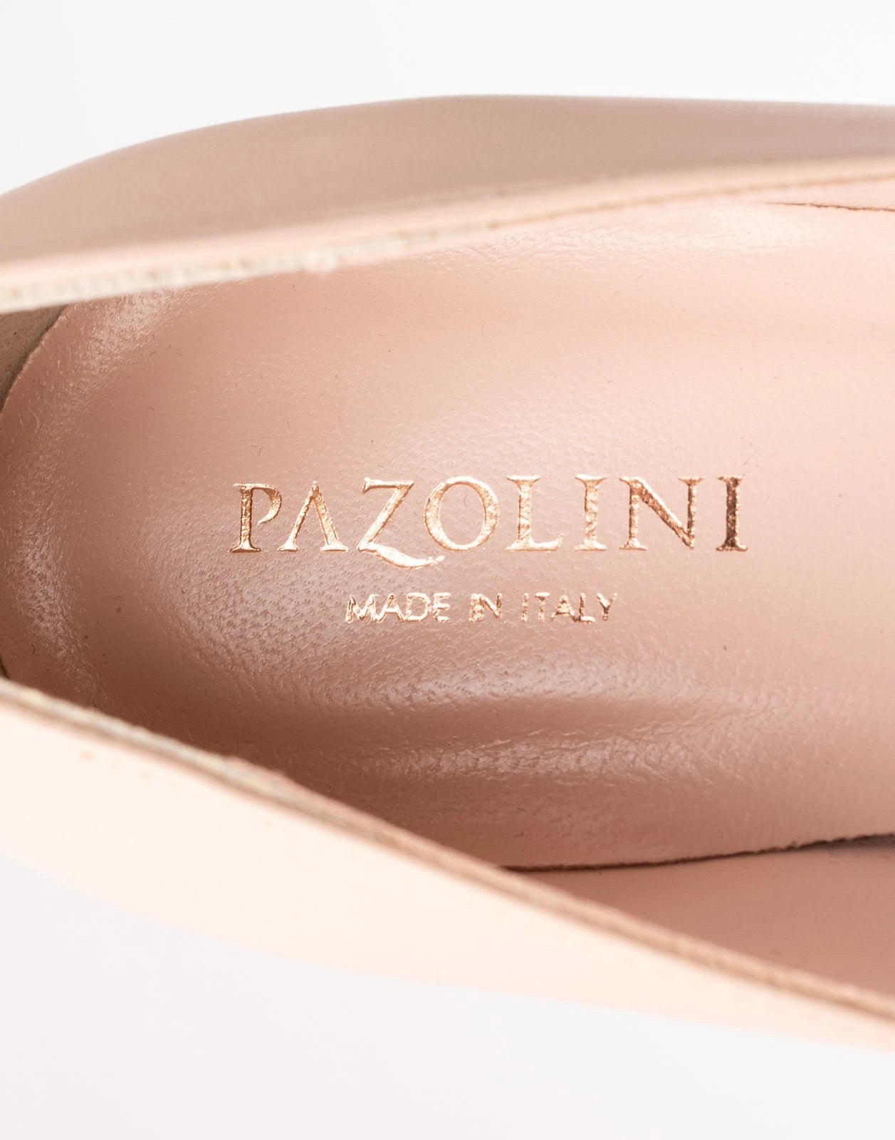 CARLO PAZOLINI Leather Pump Shoes — US 8.5 / UK 6 / EU 39 — Pink (Blush) • Made in Italy