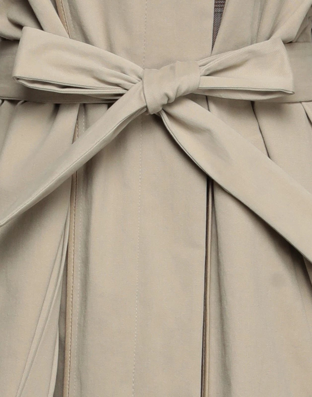 TELA Long Trench Coat — IT 46 / US 10 / UK 14 (XL) — Beige — Belted — Made in Italy