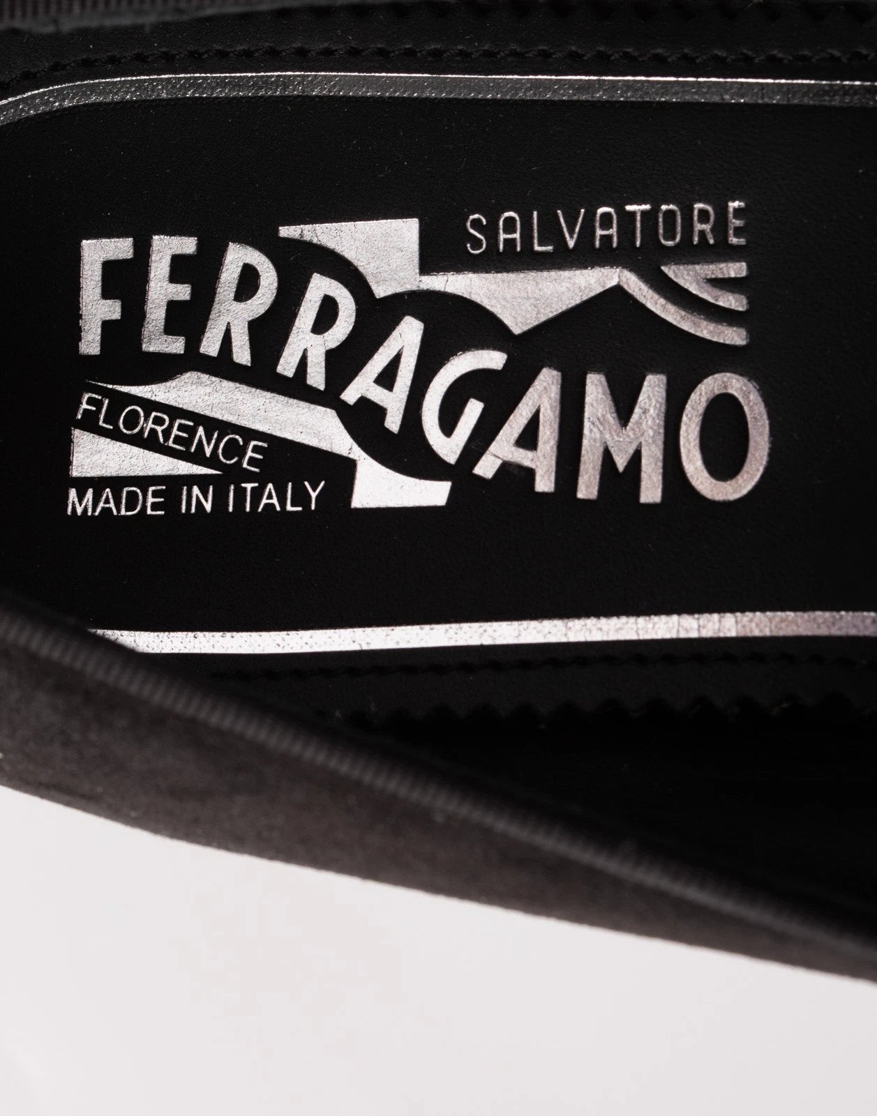 SALVATORE FERRAGAMO ‘Bryden’ Leather Loafers — US6.5 / UK5.5 / EU40.5