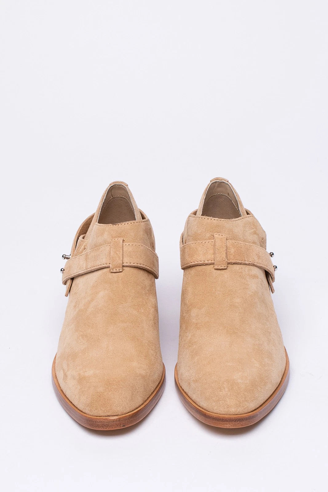 RAG & BONE Leather Booties — EU 38.5 / UK 5.5 / US 8.5 — Mid Heel • Metal Logo