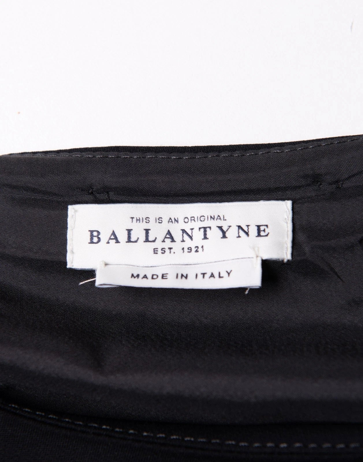 BALLANTYNE Shift Dress — IT 44 / US 8 / UK 12 (L) — Black • Lined • Stretch • Made in Italy