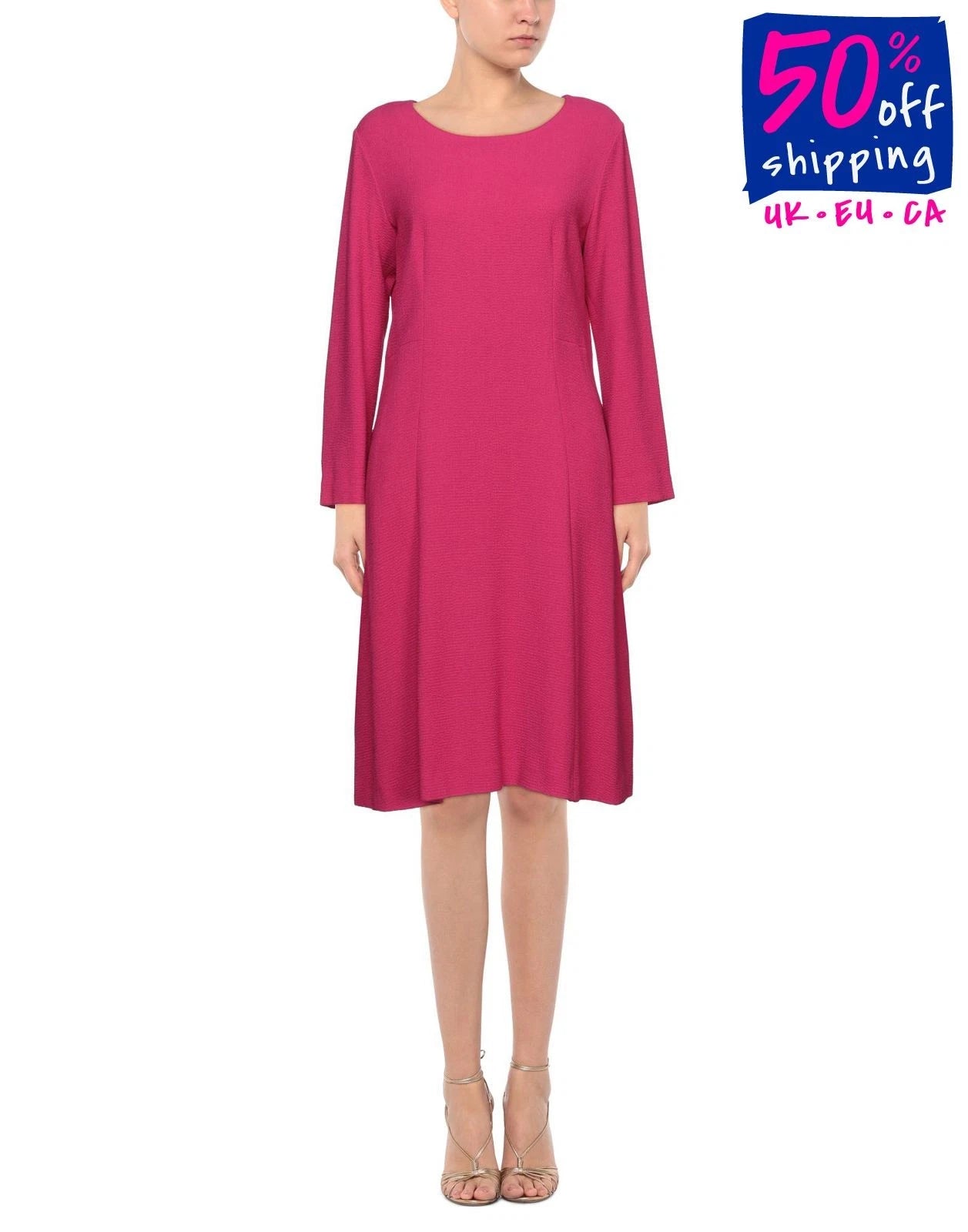 ANTONELLI Sheath Dress — IT 40 / US 4 / UK 8 (S) — Wool-Blend Stretch • Made in Italy