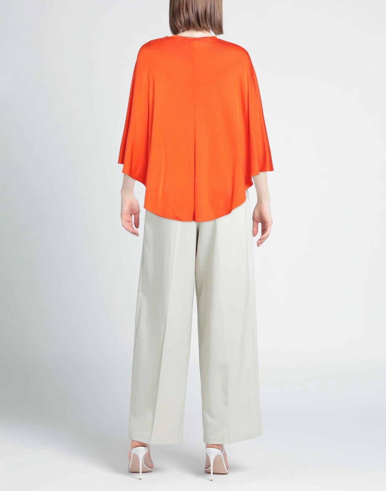 STELLA McCARTNEY Draped Top — IT 40 / US 4 / UK 8 (S) — Orange — Made in Italy