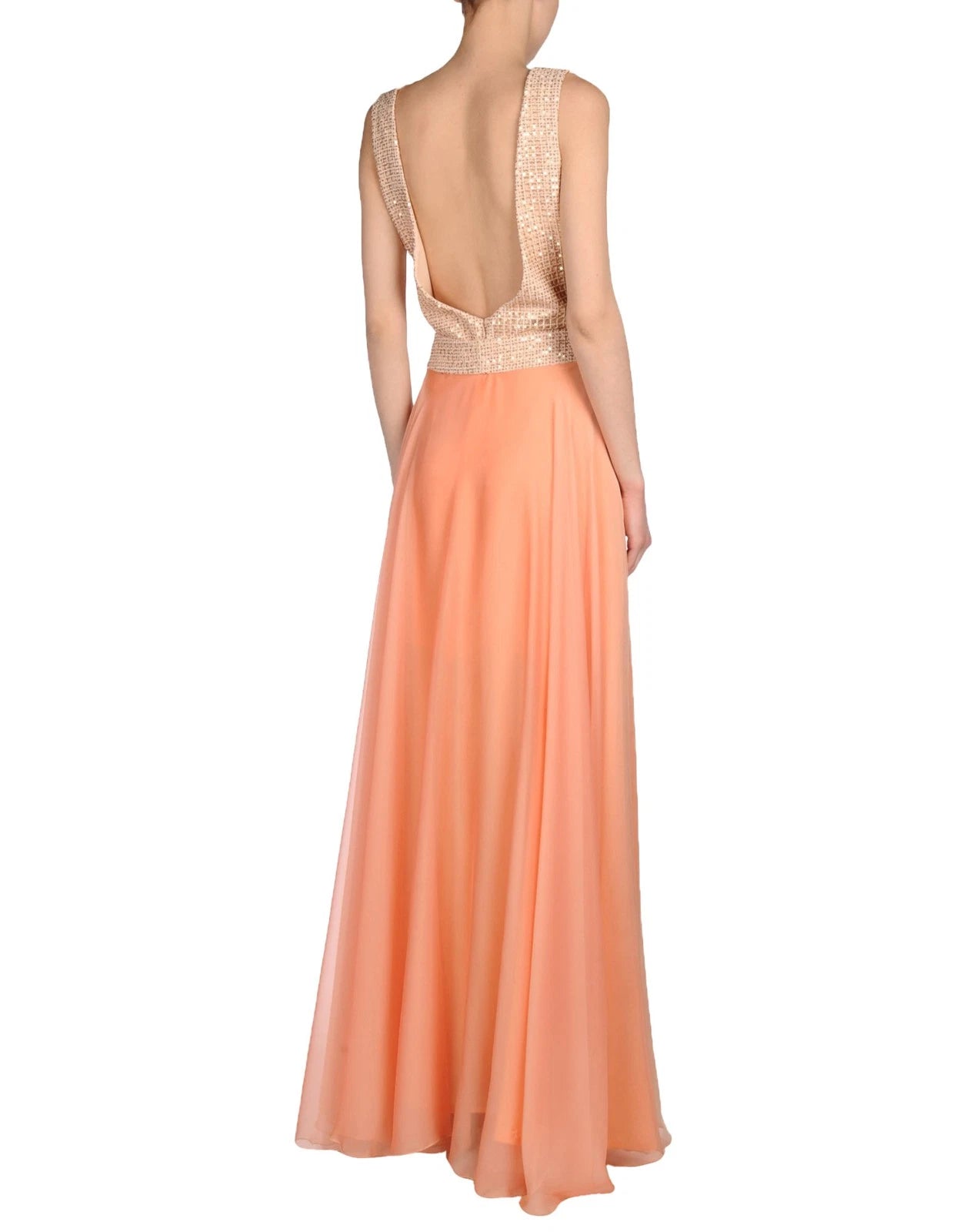 MAESTRI Beaded Bodice Maxi Gown — IT46 / US10 / UK14 (XL)